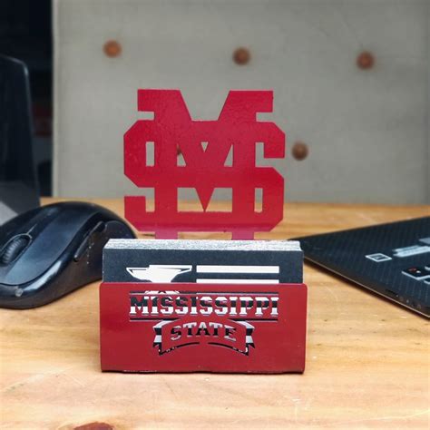 mississippi state business card holder